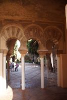 In den Palästen der Alcazaba (al-Kasbah) von Málaga