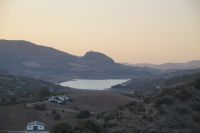 Zahara de la Sierra im Abendrot