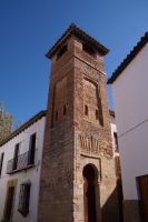 St. Sebastián-Minarett, Moschee und spätere Kirche sind weg.