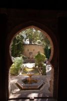 Maurische Gartengestaltung im Palacio de Mondragón