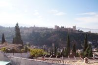 Die Alhambra im Morgenlicht