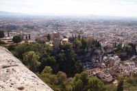 Hinter den Torres Bermejas liegt das Stadtviertel Realejo (von arab. rahal, Zeltlager)