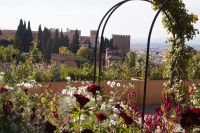 Blumenpracht in den Gärten des Generalife