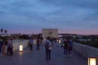 Abendstimung auf der römischen Brücke 