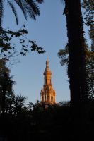 Turm der Plaza de España