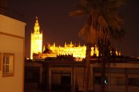 Sevillas Kathedrale vom Fenster des Reiseleiters aus gesehen