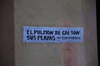 Die Lunge von Cádiz - en Andalucía se come las letras (in Andalusien verschluckt man die Buchstaben) - sind ihre Strände. Ok? Verhalte dich [entsprechend]. 
