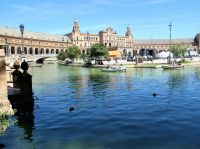 Stopp an der Plaza Espana