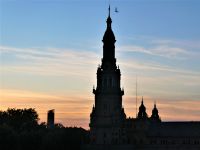 Silhouette der Türme