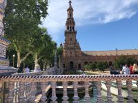 SEVILLA - Kanal auf dem Spanischen Platz