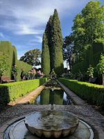 GRANADA - in den Gärten der Alhambra