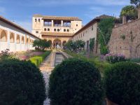 GRANADA - Der Patio de la Acequia - Der Hof des Wasserkanals