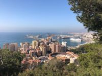 MALAGA - Blick auf die Stadt vom Gibralfaro