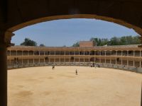 feiner Sand für Stiere und Törero