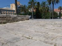 Laderampe für die Flussschiffe