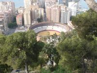 Blick in die Stierkampfarena von Malaga