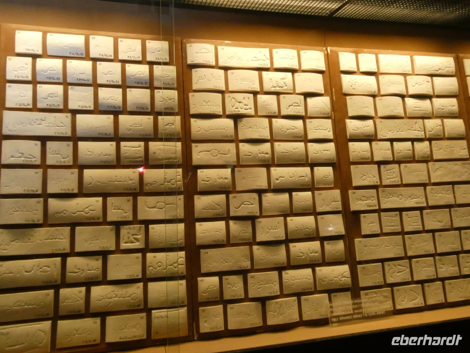 verewigte Initialen der arabischen Handwerker