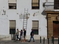 Handwerker bei der Arbeit