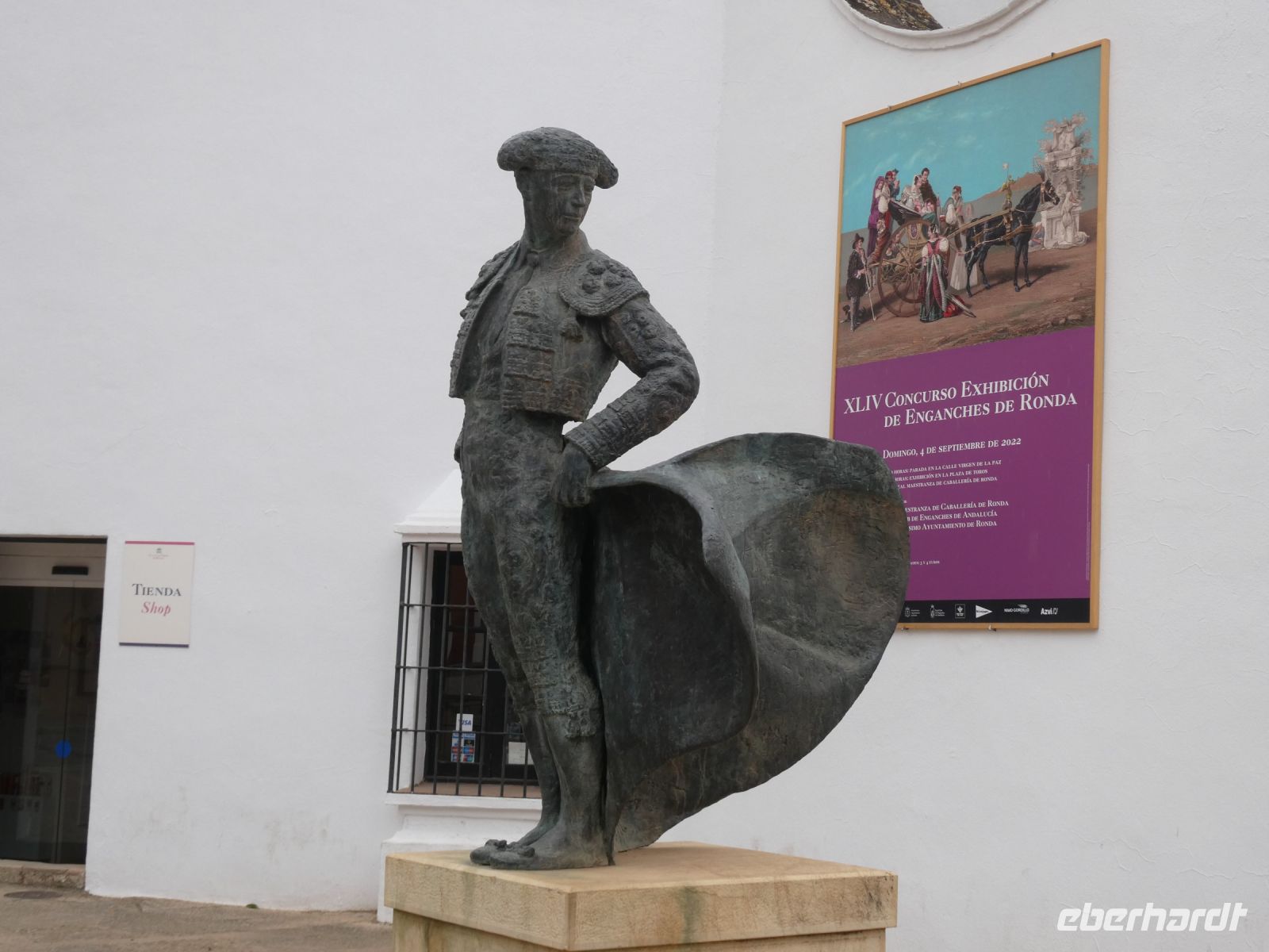 die Kunst des Schwingens der Muleta, des roten Tuchs