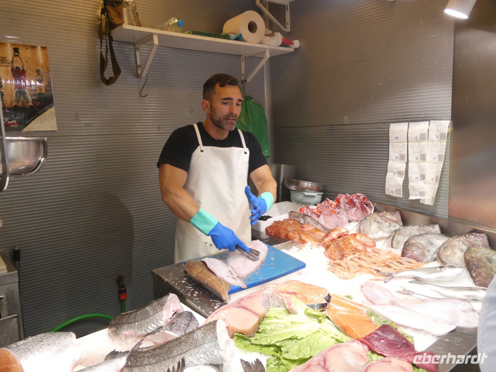 in der Markthalle von Malaga