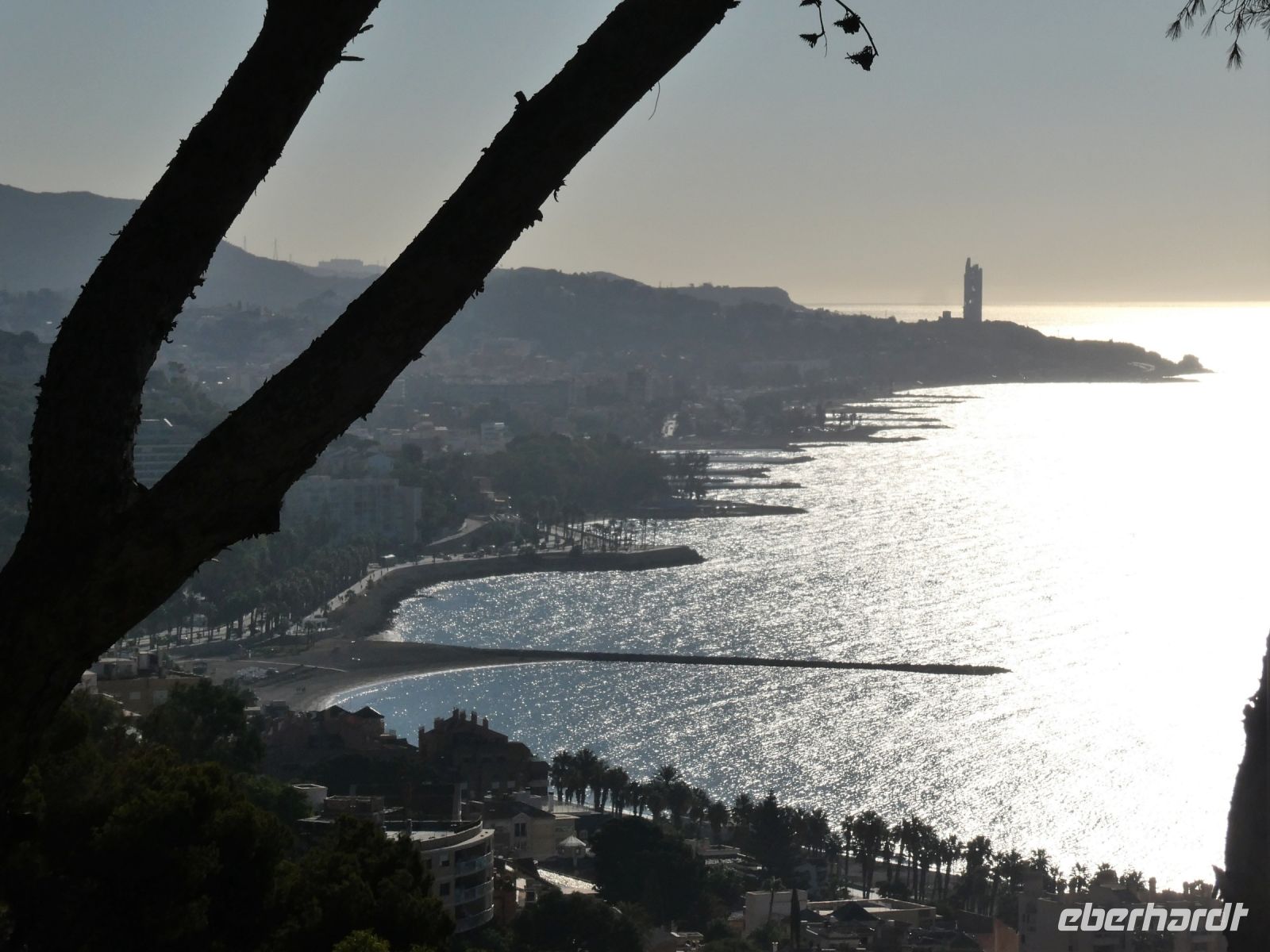 Küste im Gegenlicht