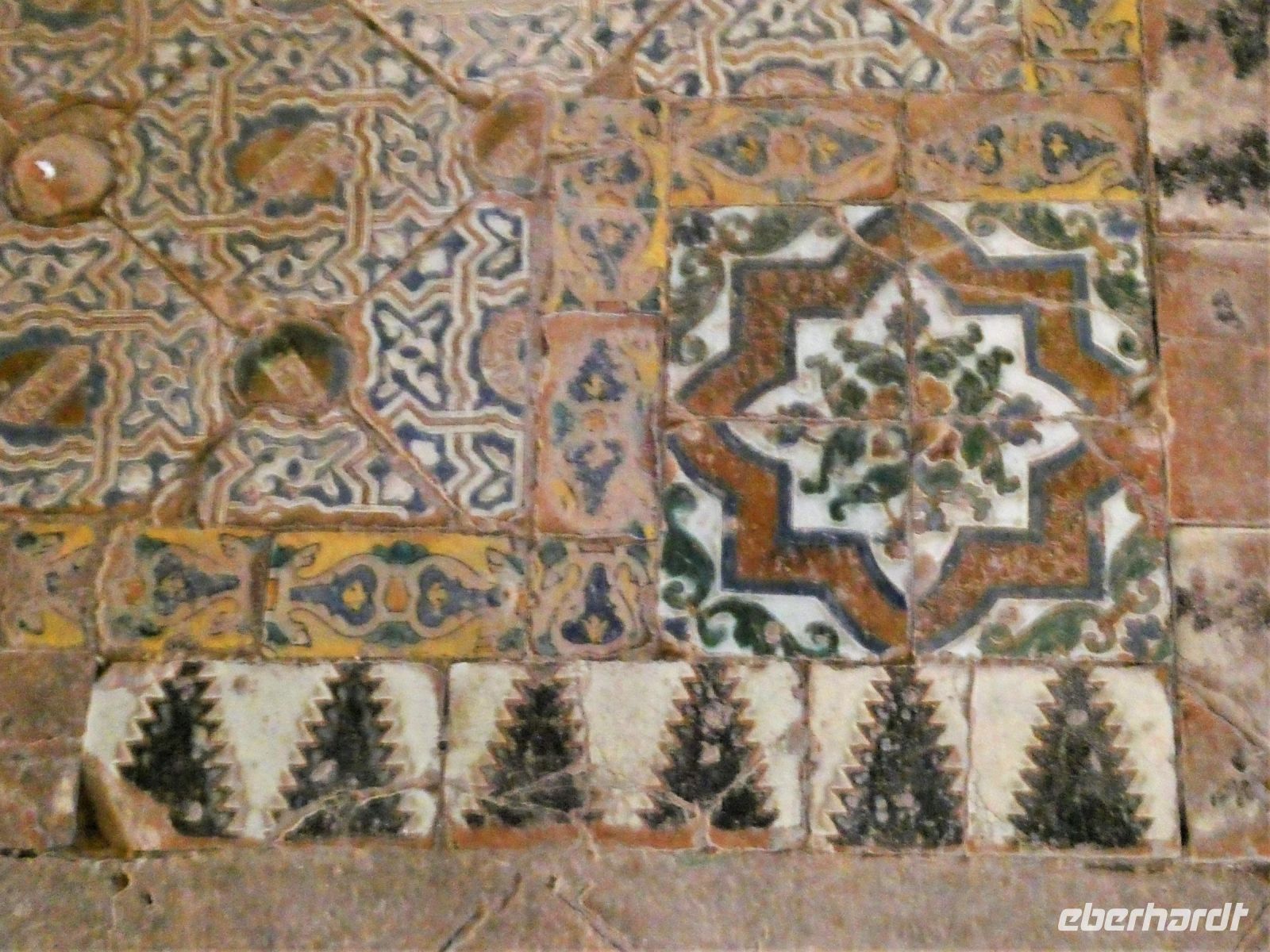 alte Fussbodenfliesen in der Alhambra
