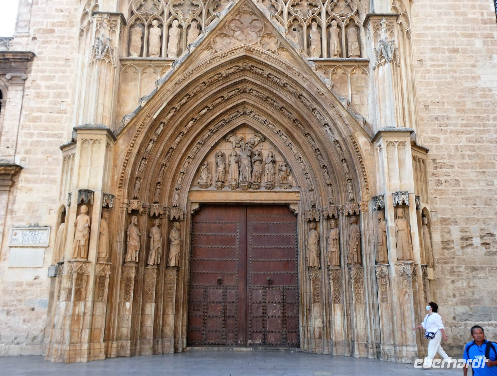 gotisches Portal der Kathedrale von Valencia