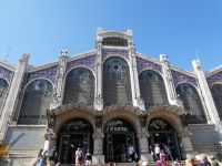 Fassade des Mercato Central im Modernismo-Stil