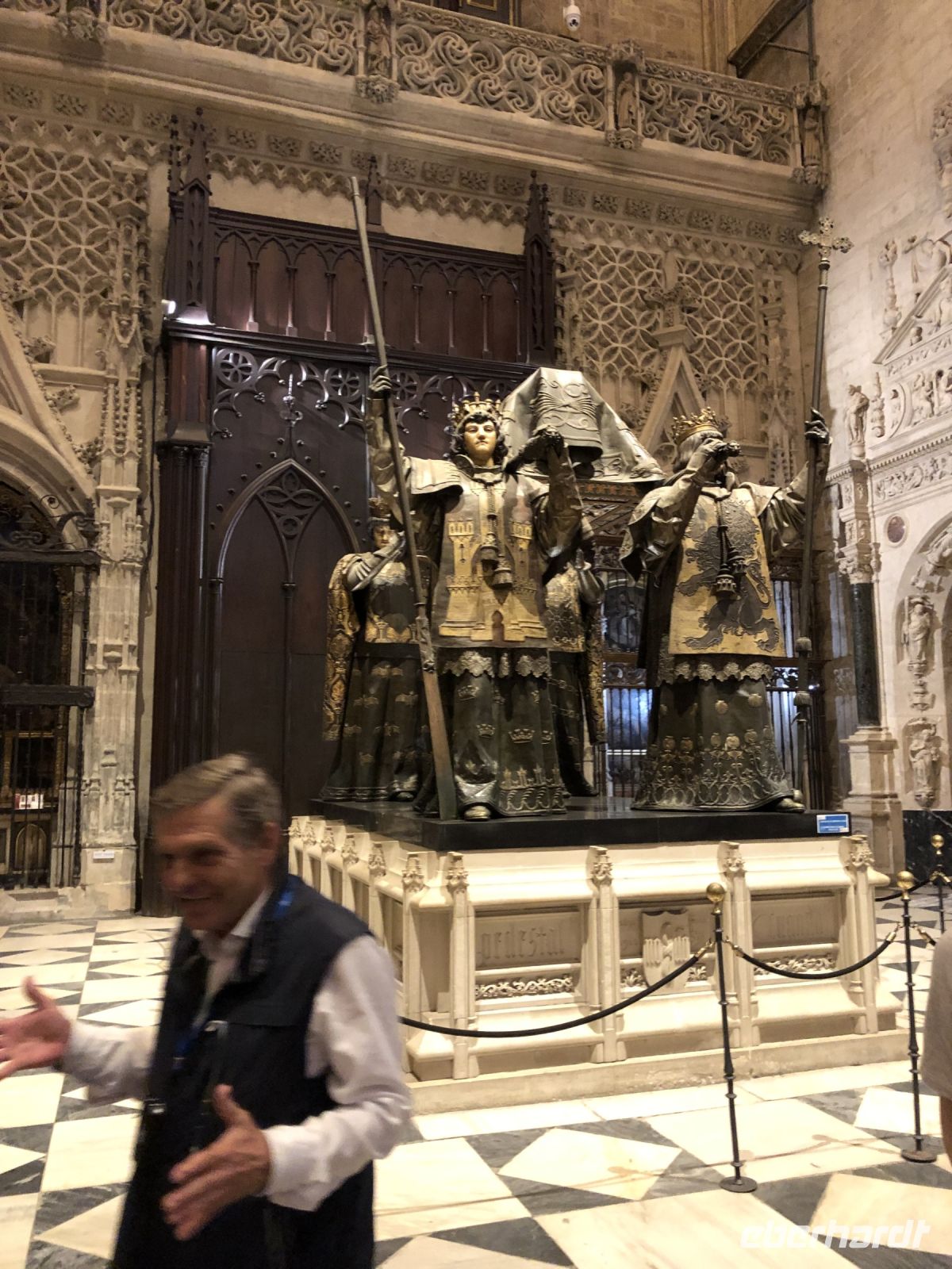 am Grab von C. Kolumbus mit RL Wolfgang