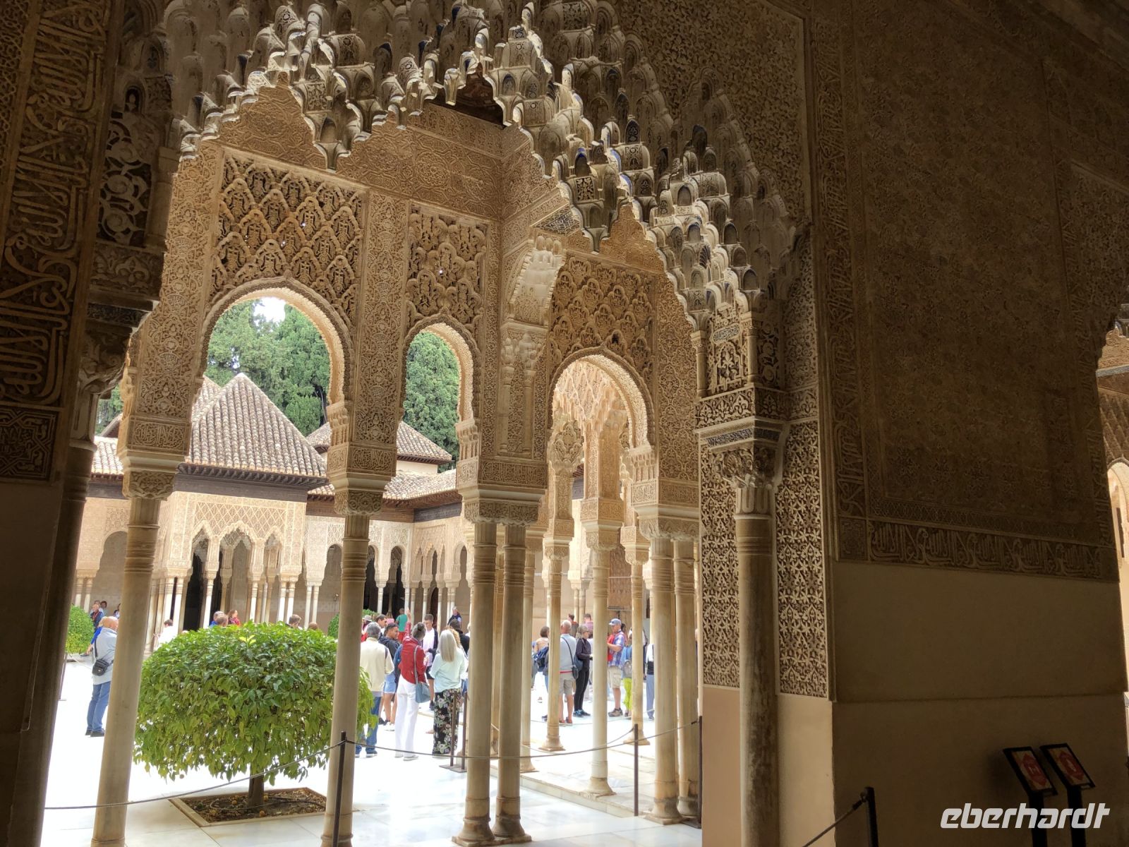 Blick in den Löwenhof