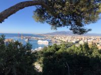 Blick auf Malaga