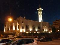 Die Moschee von Fuengirola bei Nacht