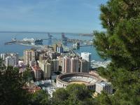 Vom Aussichtspunkt auf dem Gibralfaro hatten wir eine traumhafte Aussicht auf Malaga