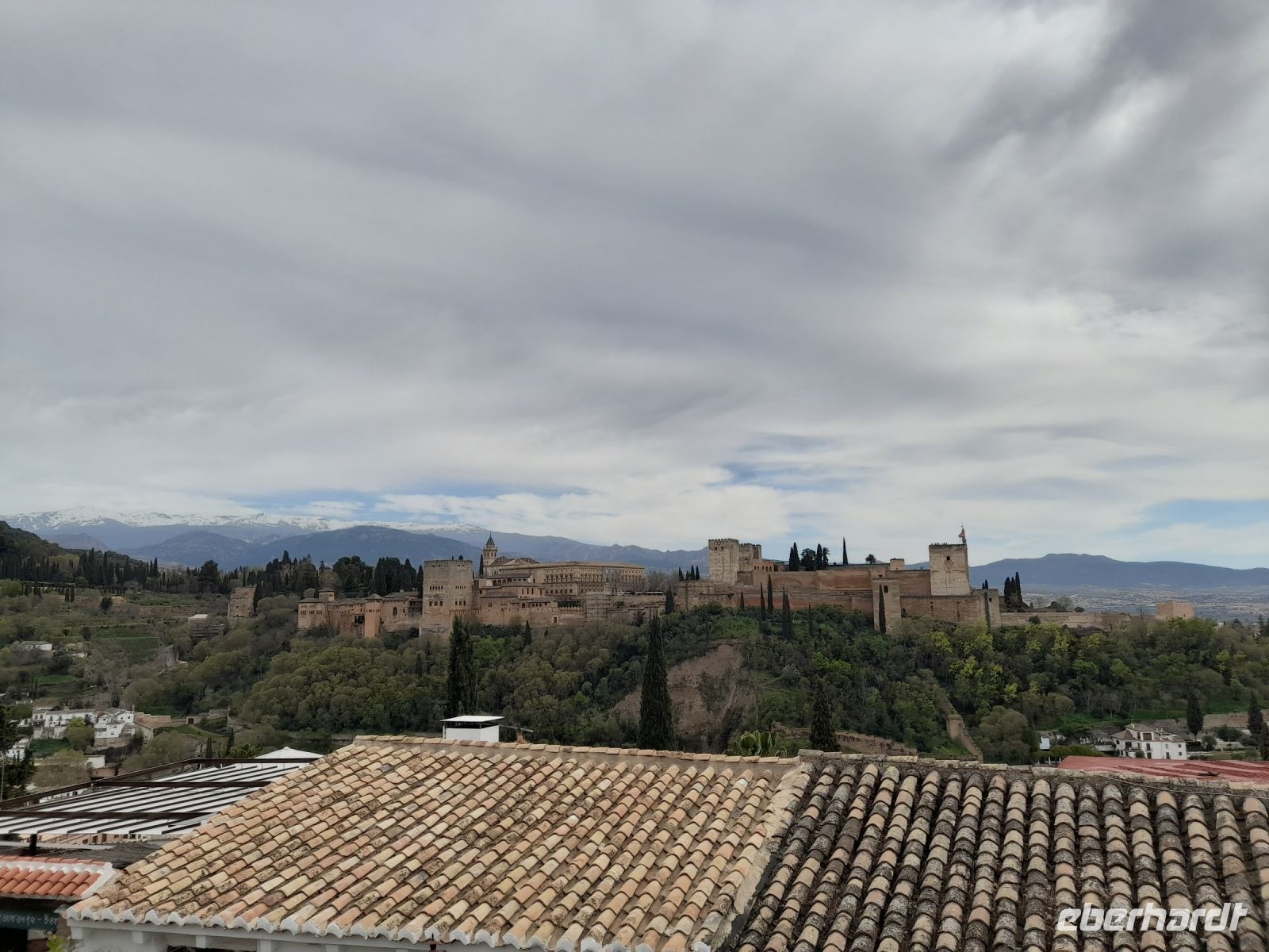 Granada: Blick auf die Alhambra