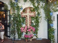 Vor allem mit Blumen