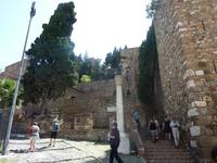 Der Eingang der Alcazaba