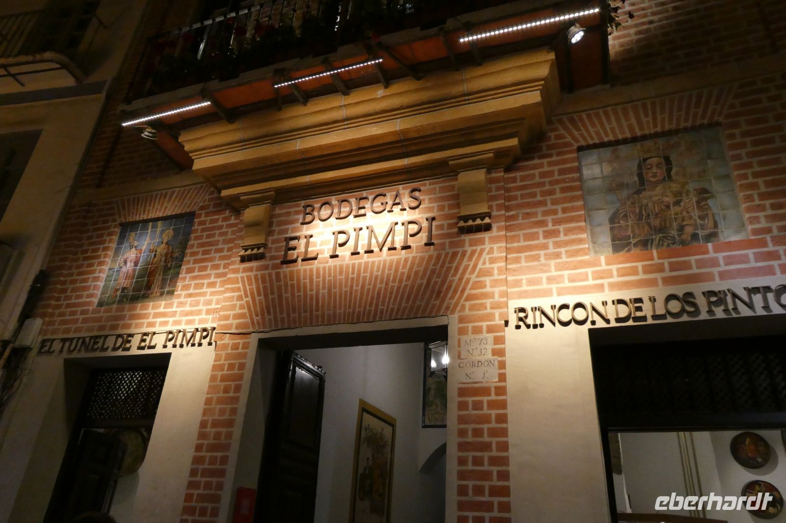 unser Abendessen im El Pimpi