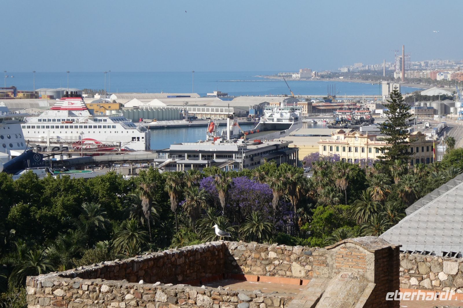 Blick von der Alcazaba Malaga