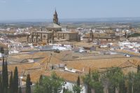 Blick auf Kirche Santa Maria in Carmona