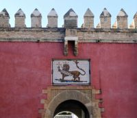 Eingang des Alcazar von Sevilla