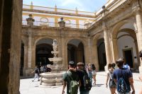 in der alten Tabakfabrik (heute Uni)