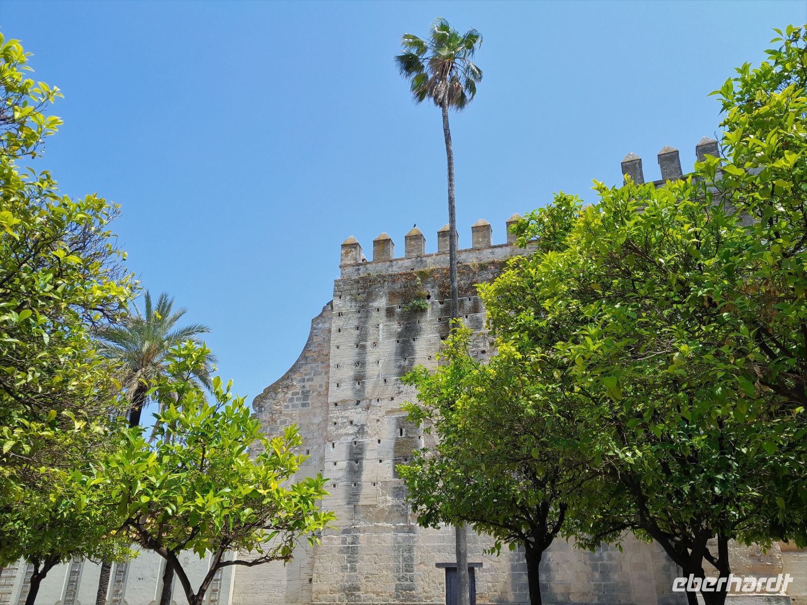 Blick auf Alcazar von Jerez