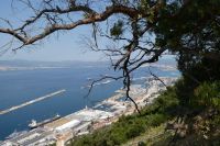 Blick auf die Stadt von Gibraltar