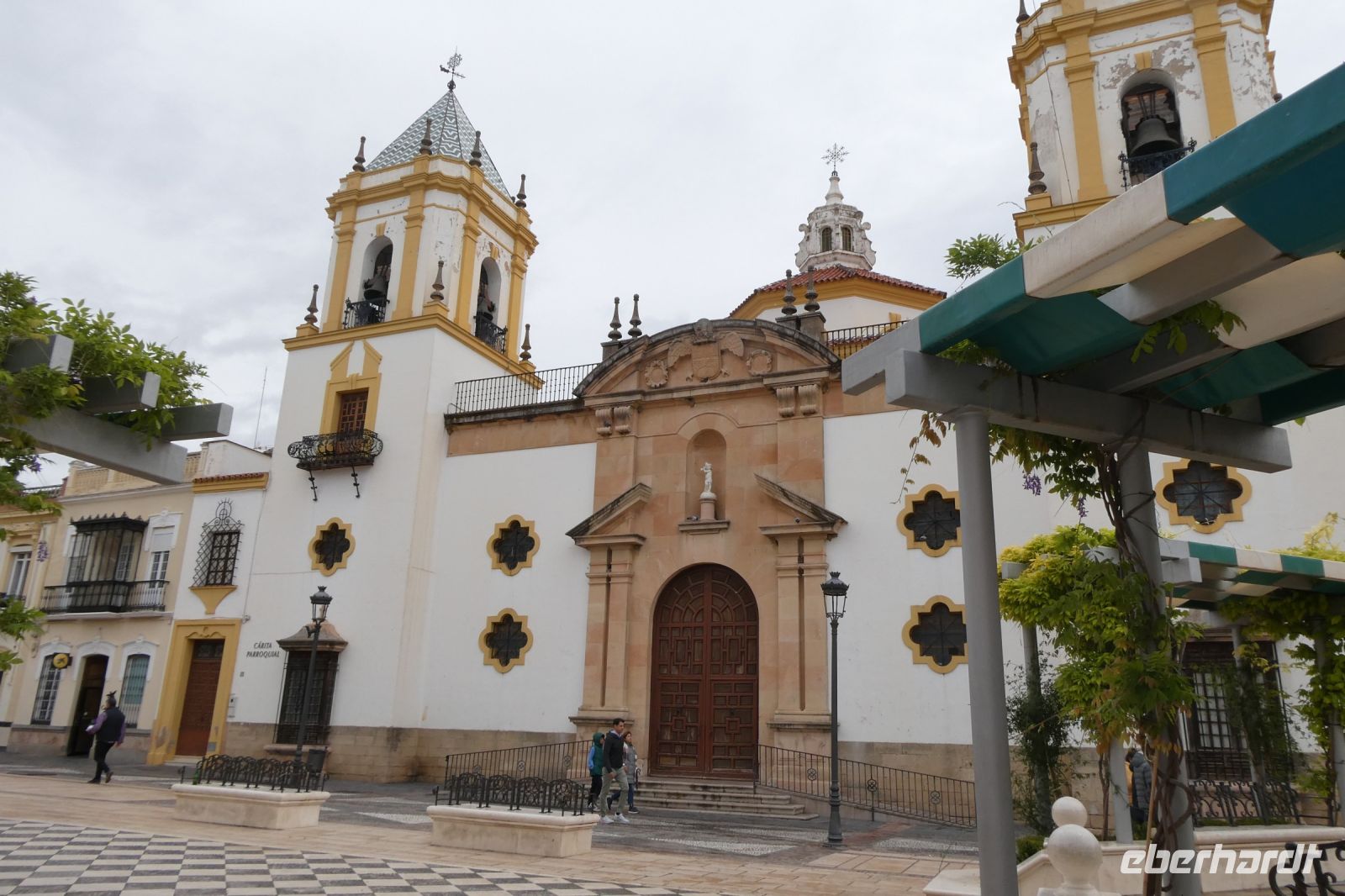 Blick auf die Iglesia de Santa Maria la Mayor