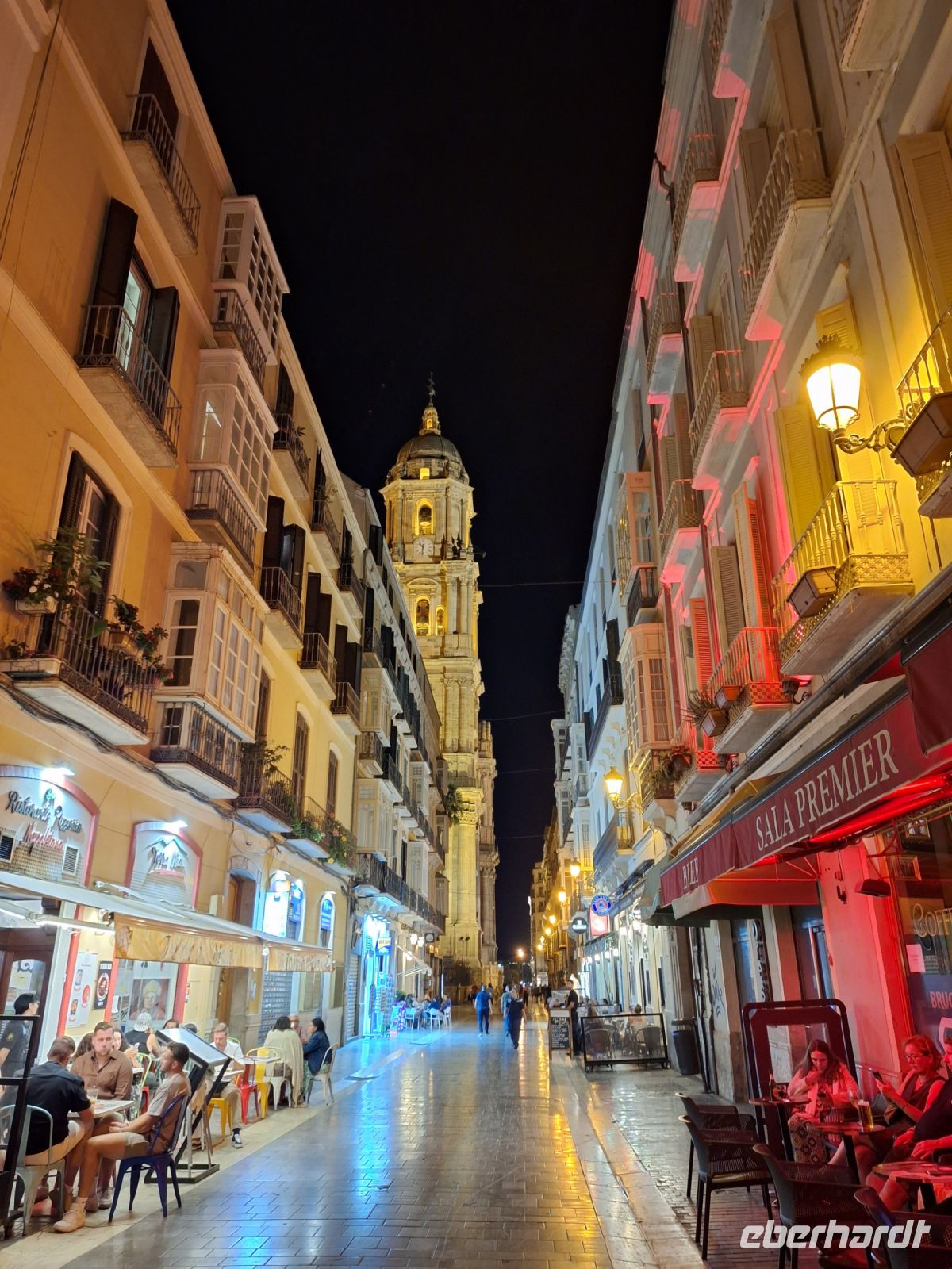 Abendstimmung in Malaga