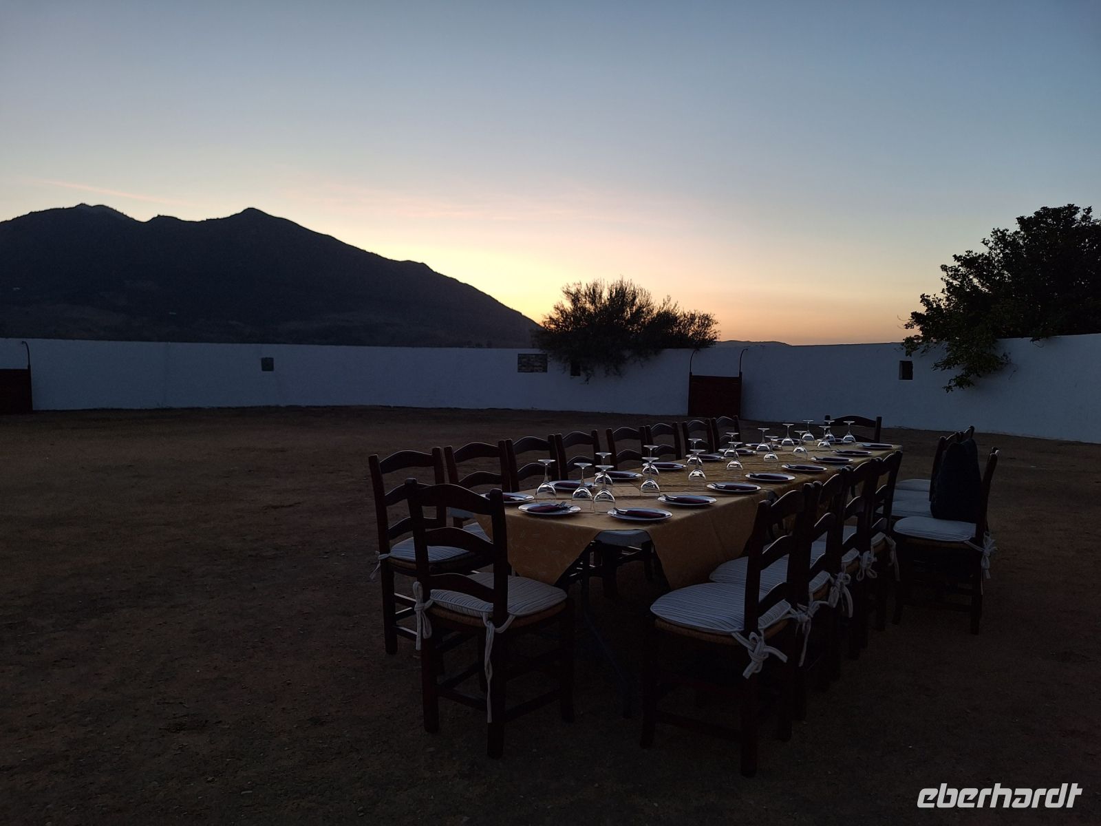 Abendessen in der Stierkampfarena
