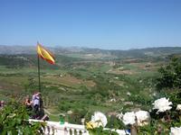 Die Flagge selbst markiert einen kleinen Balkon