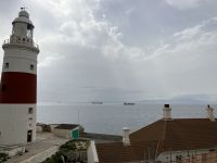 Gibraltar mit Blick auf Marokko