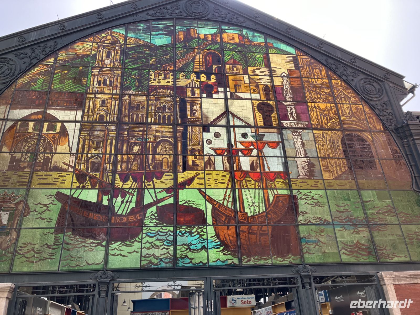 Spanien, Málaga, Markthalle