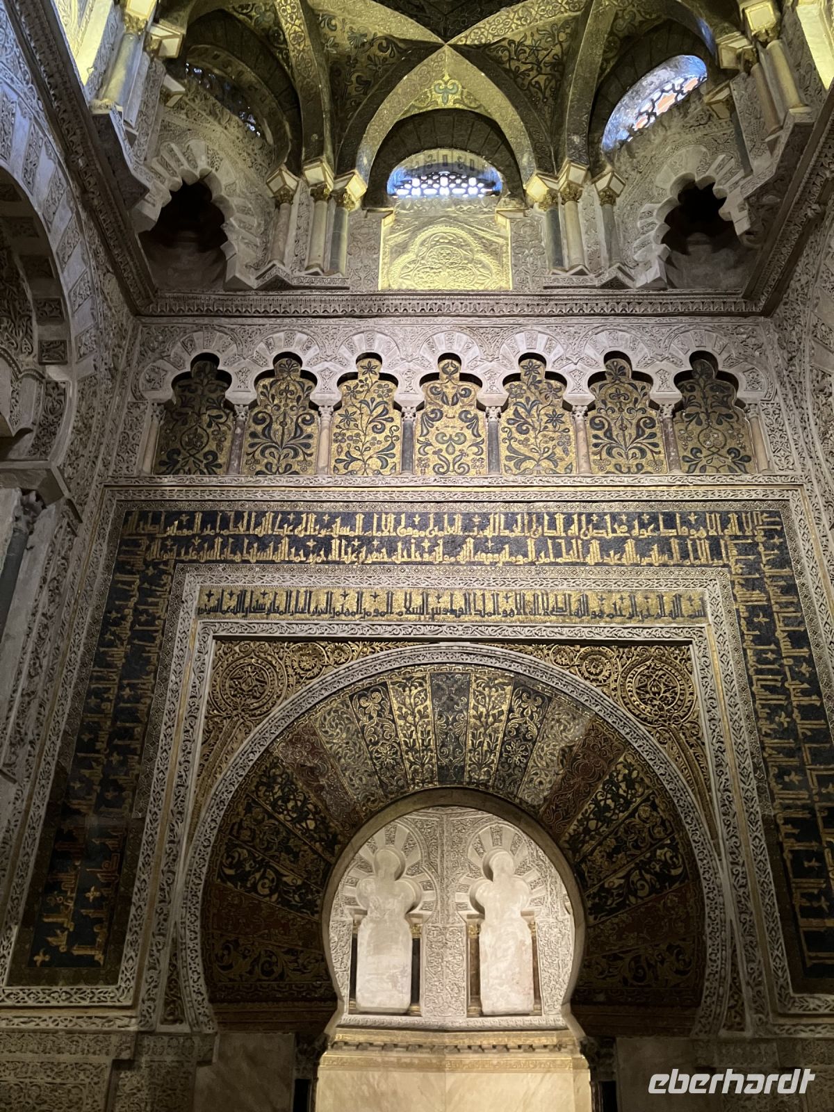 Spanien, Córdoba, Moschee-Kathedrale, Mihrab - die islamische Gebetsnische